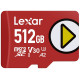 Lexar LMSPLAY512G-BNSNG memoria flash 512 GB MicroSDXC UHS-I Clase 10